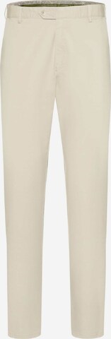 MEYER Slimfit Hose 'Oslo' in Beige: predná strana