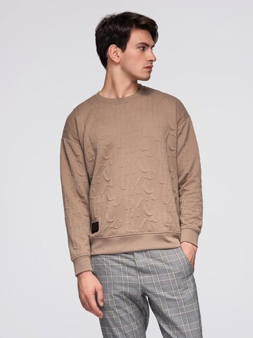 Ombre Sweatshirt 'B1712' in Beige: voorkant
