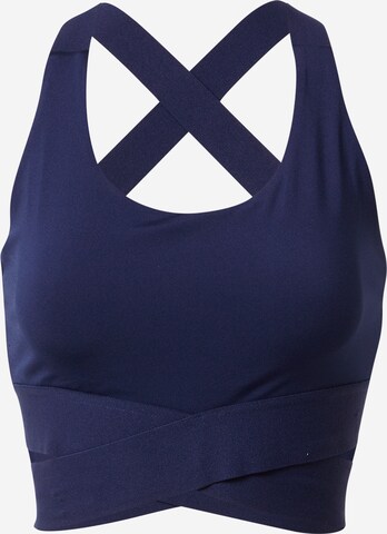 ABOUT YOU Sporttop 'Vicky' in Blauw: voorkant