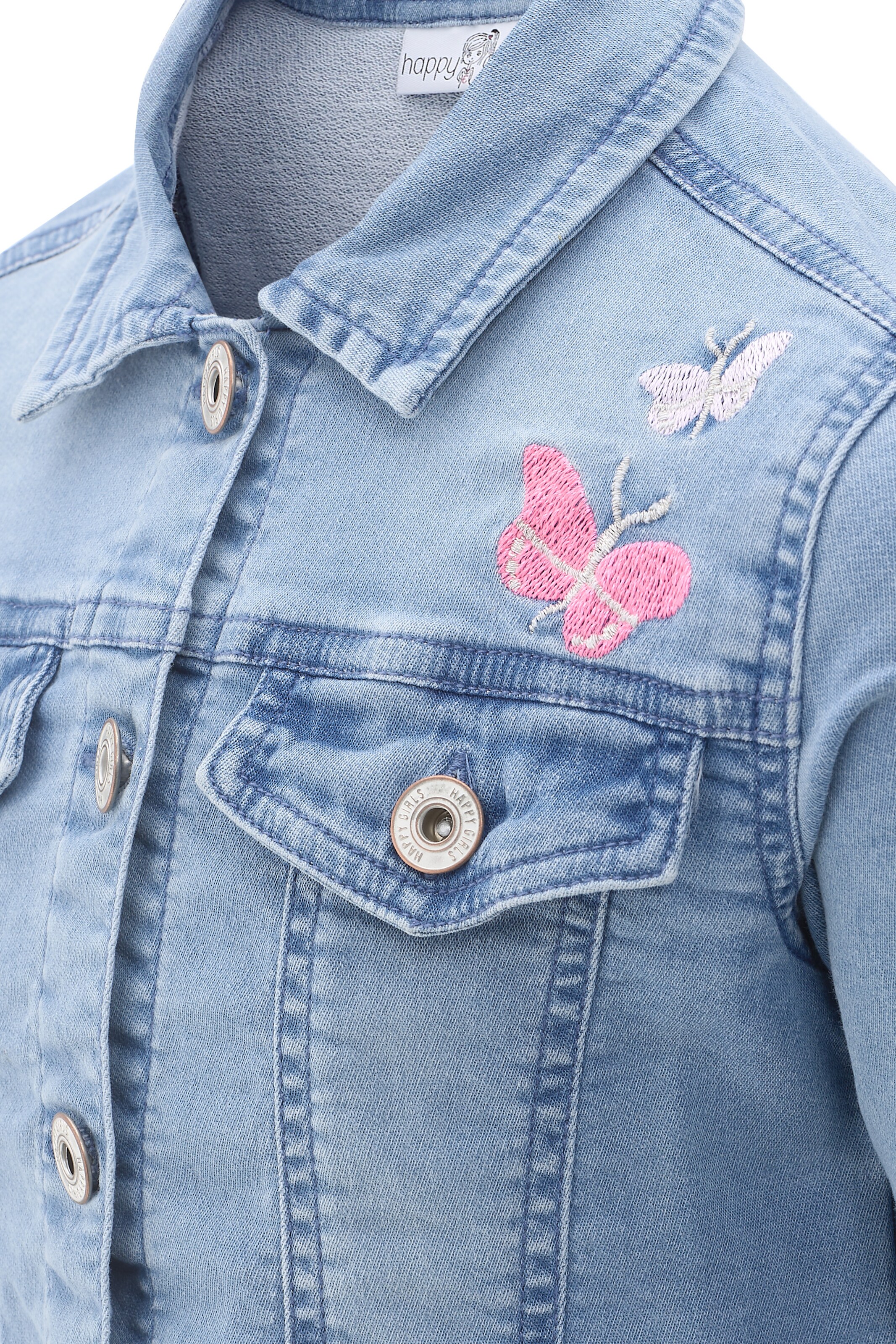 happy girls Between-Season Jacket in Blue
