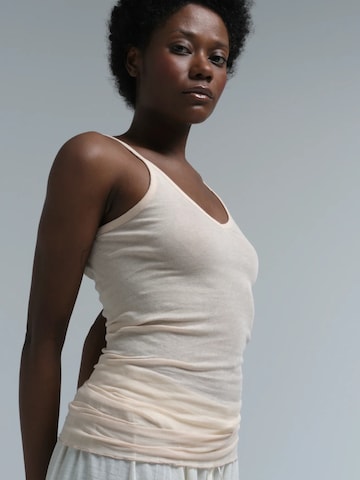 Seamless Basic Top in Beige