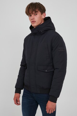 INDICODE JEANS Winter Jacket in Black: front