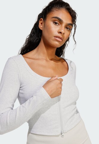 ADIDAS SPORTSWEAR - Cárdigan deportivo 'Seasonal Essentials' en gris