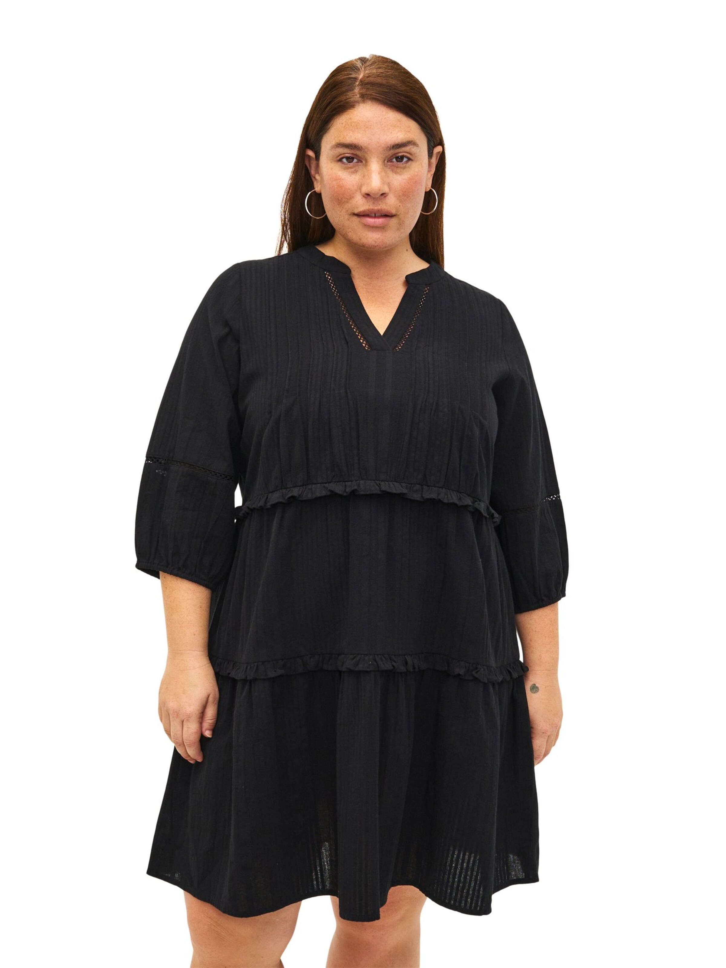 Zizzi Kleid 'Calise' in Schwarz