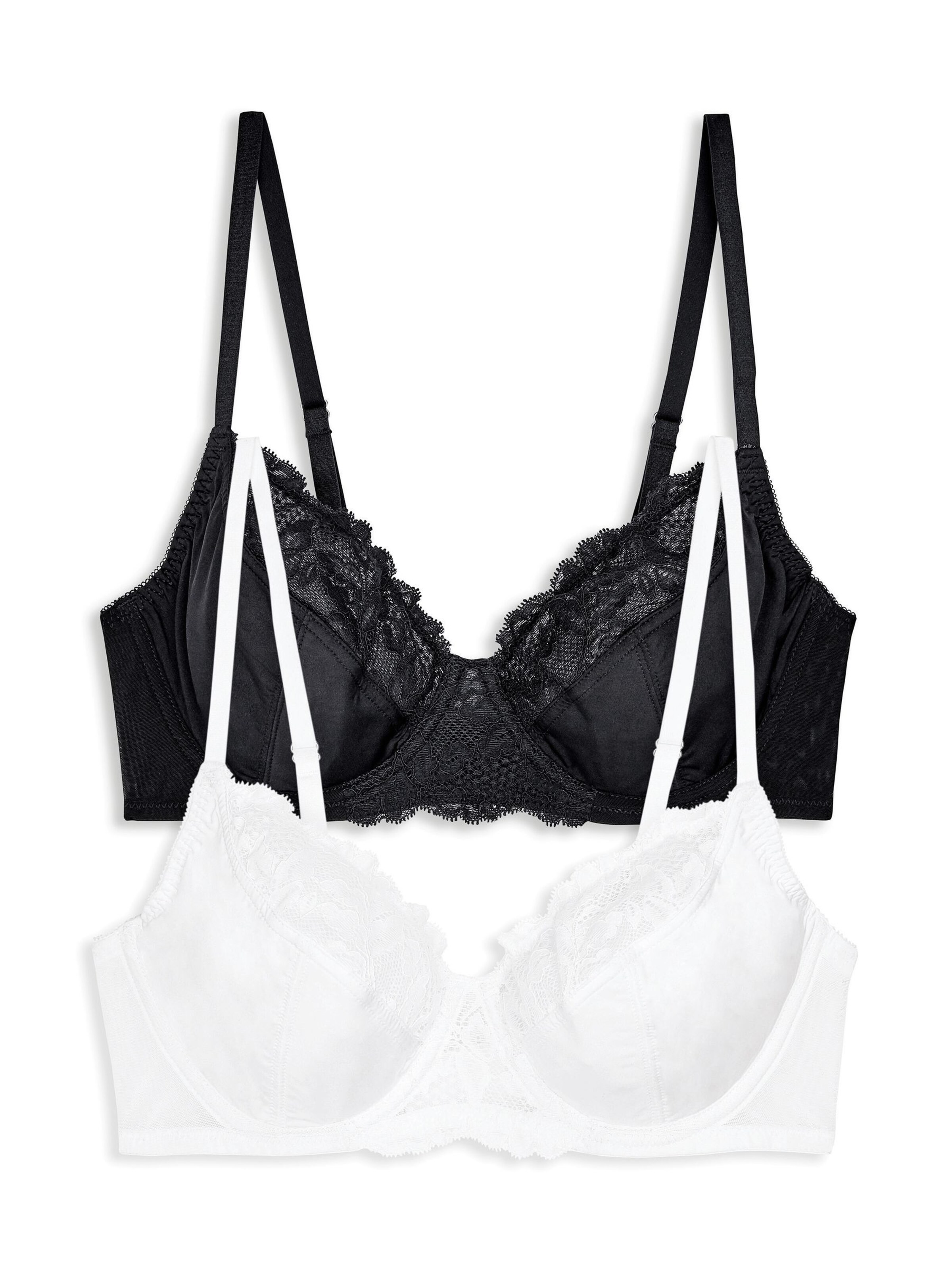 Sutien de la Next pe negru: față