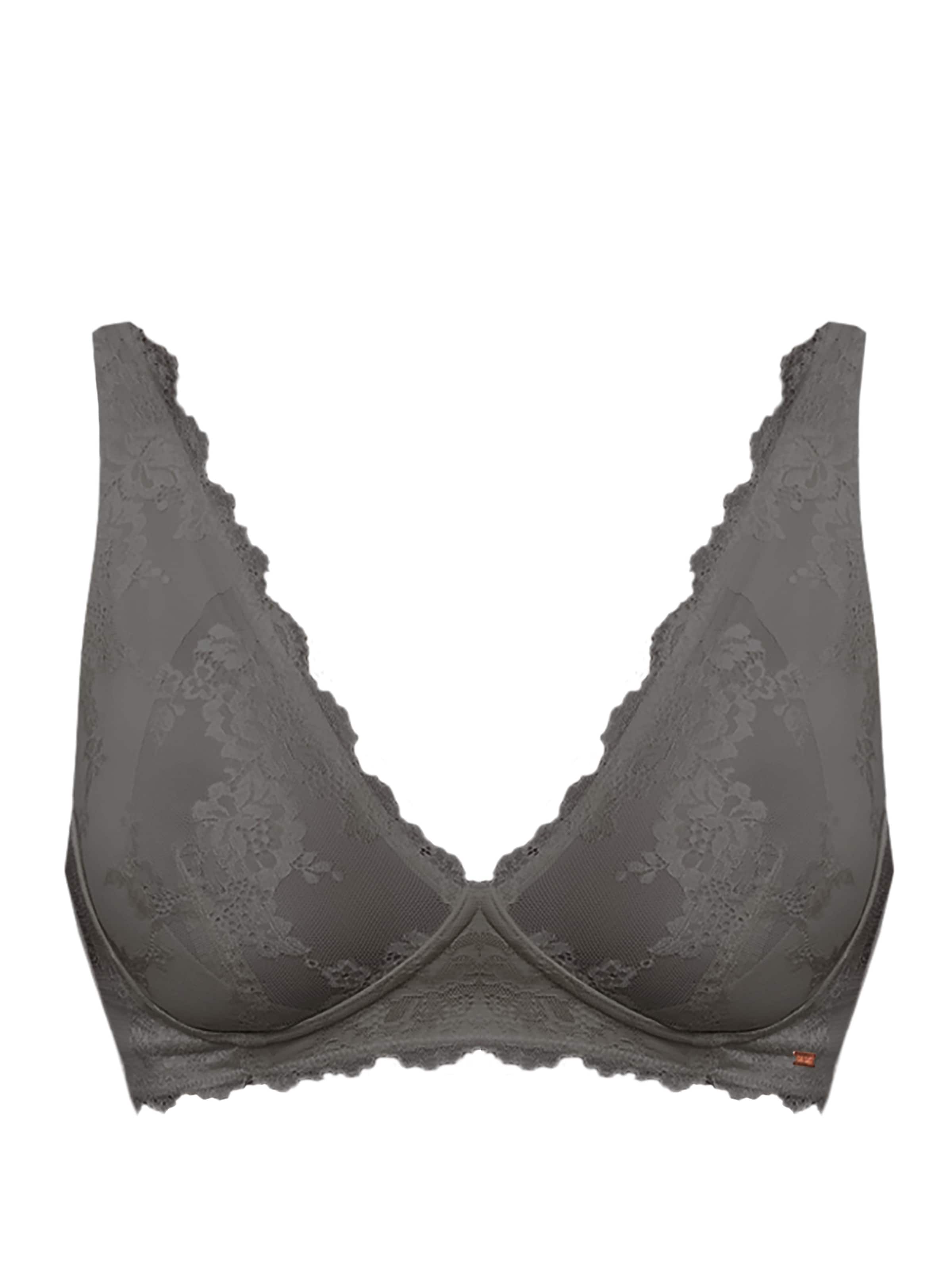 Royal Lounge Intimates Bustier BH 'Royal Dream' in Grijs: voorkant