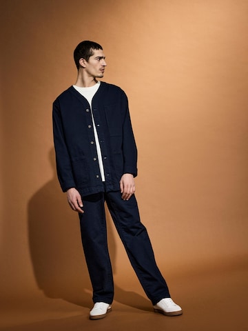 SELECTED HOMME Prehodna jakna 'RELAX' | modra barva