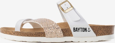 Bayton Pantofle 'Diane' - zlatá / bílá, Produkt