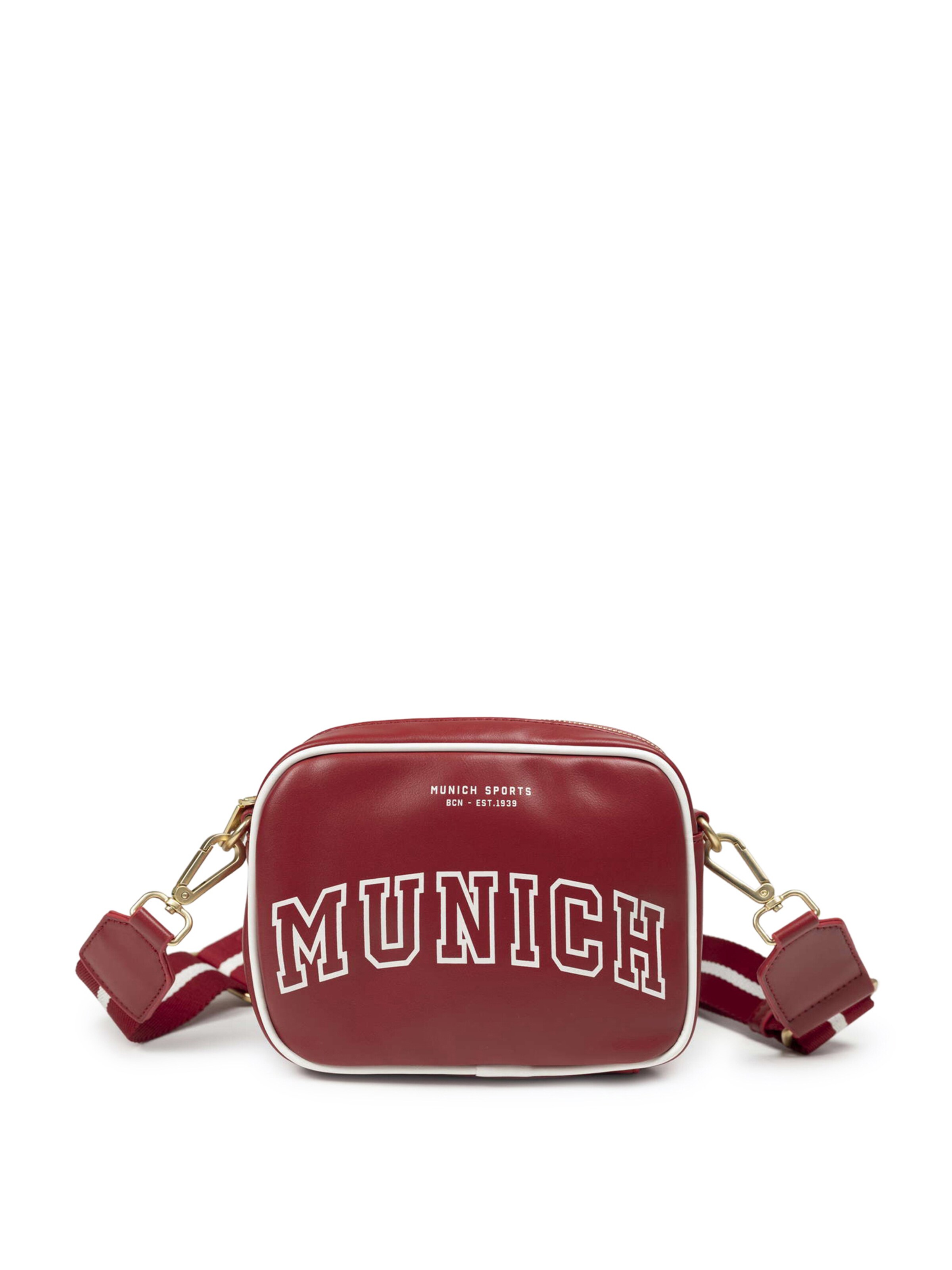 MUNICH Τσάντα ώμου ' COURT ' σε κόκκινο: μπροστά