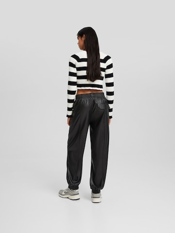 Regular Pantalon Bershka en noir