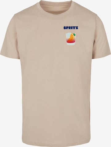 MT Men Shirt 'Vintage Spritz' in Beige: front