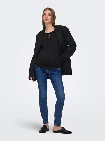 Only Maternity Skinny Jeans 'OLMAlly' in Blauw