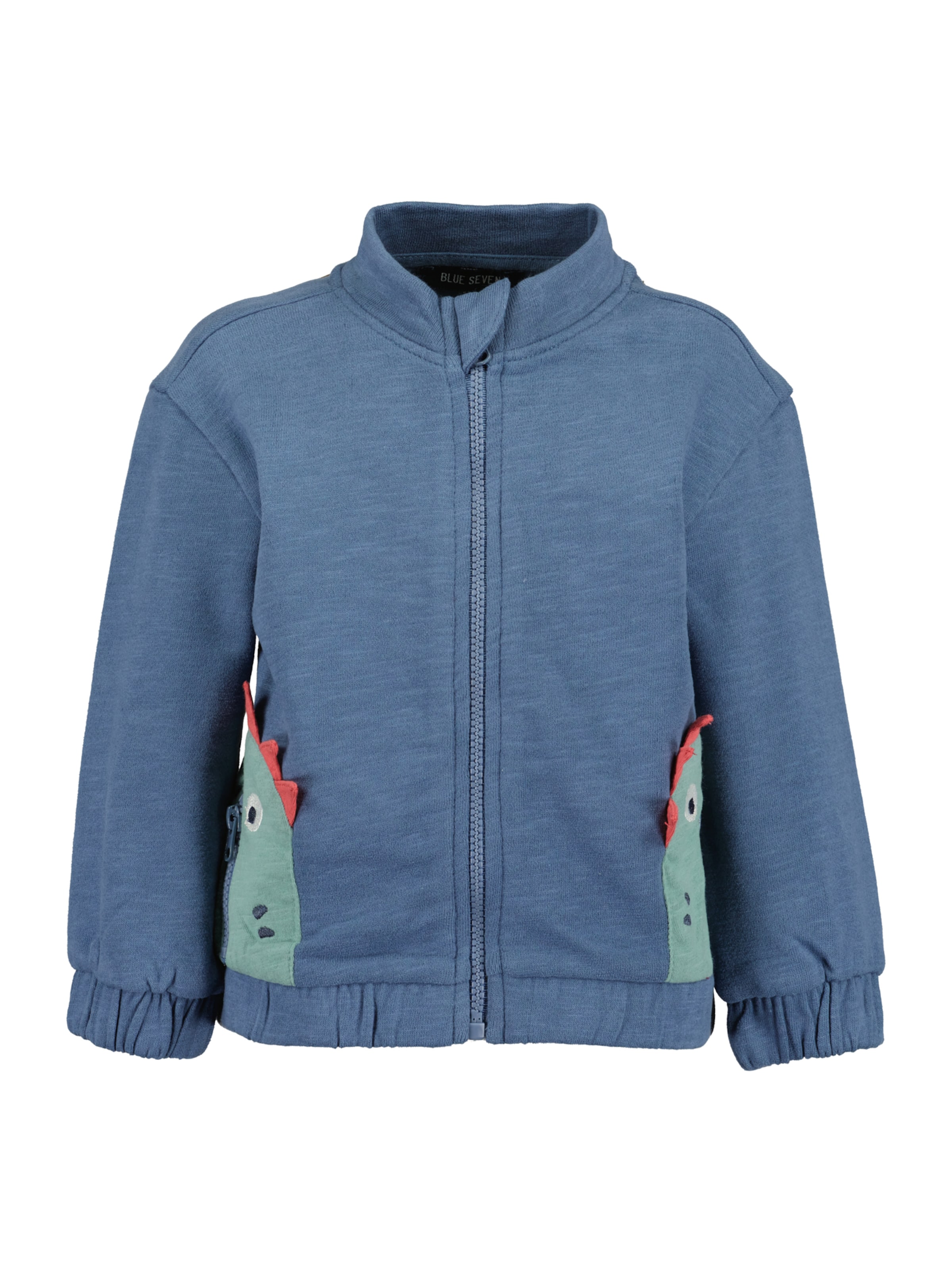 BLUE SEVEN Ζακέτα φούτερ σε μπλε: μπροστά