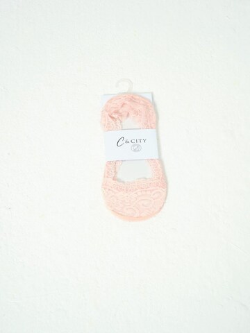 Chaussettes de sport C&City en rose