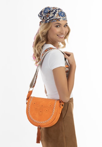 Sac à bandoulière IZIA en orange