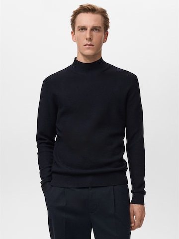 Pull-over 'Carino' MANGO MAN en bleu : devant