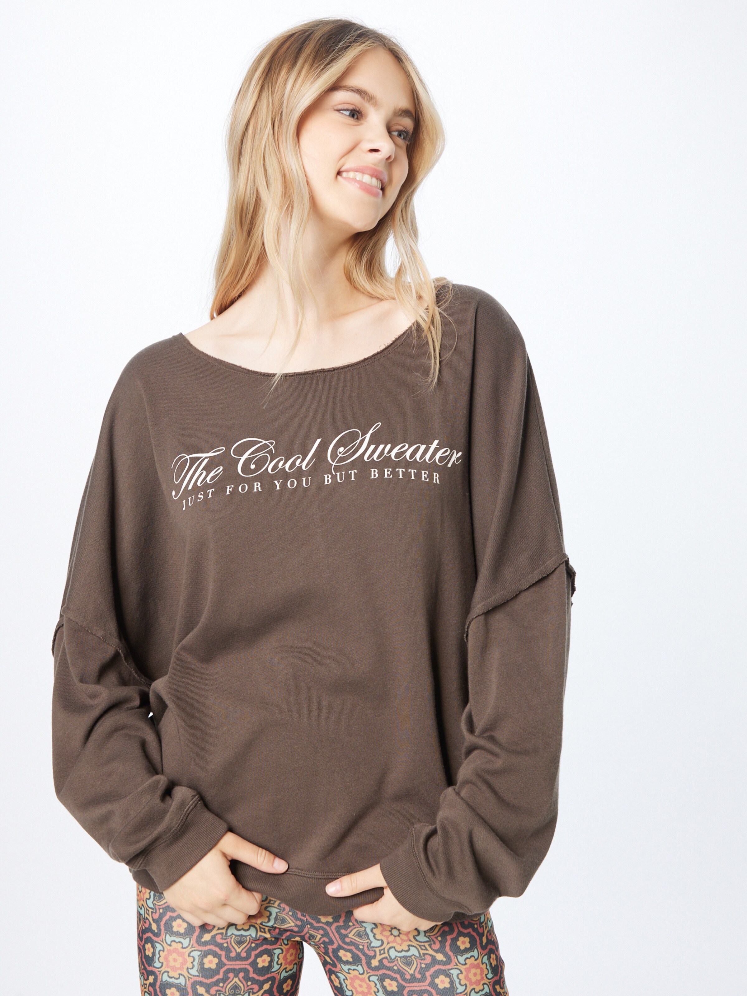 Miss Selfridge Pullover DAMEN Pullovers & Sweatshirts Pullover Stricken Rabatt 67 % Grau 40 