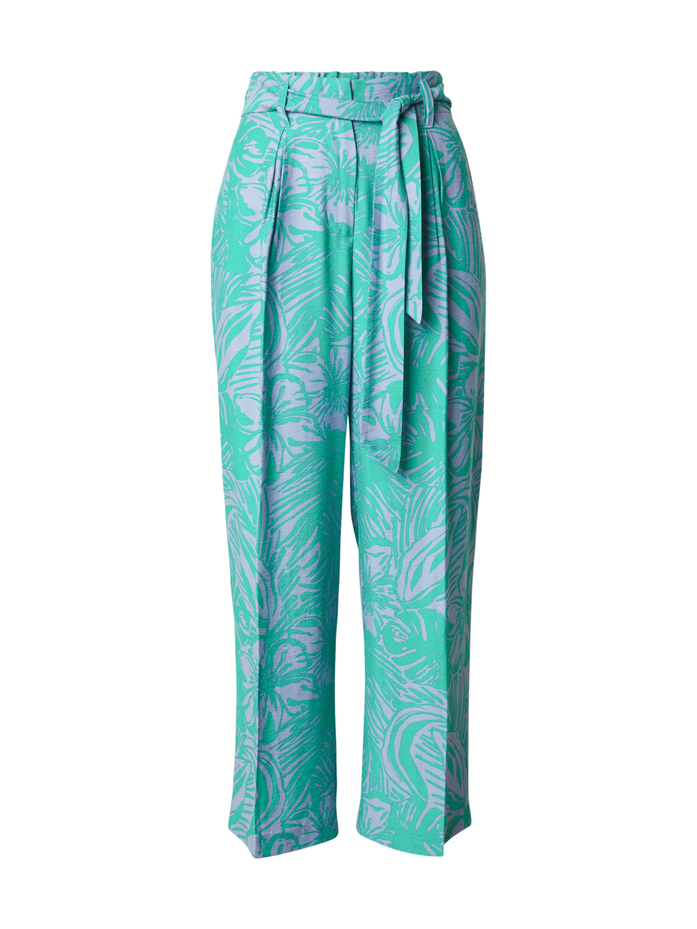 LIEBLINGSSTÜCK Avar lõige Voltidega püksid, värv roheline: eest vaates