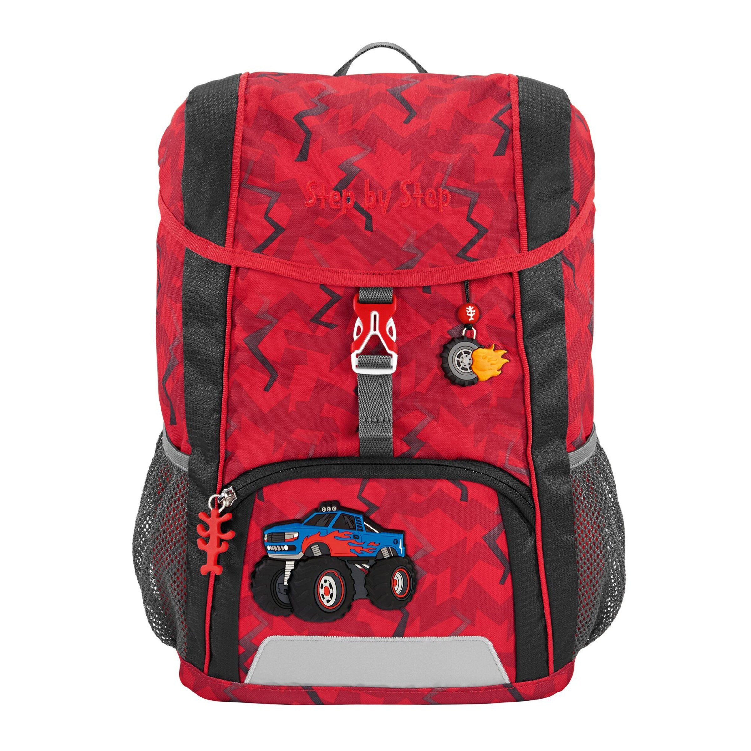 Sac à dos STEP BY STEP en rouge : devant