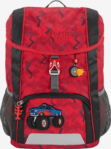 STEP BY STEP Backpack in Red: front