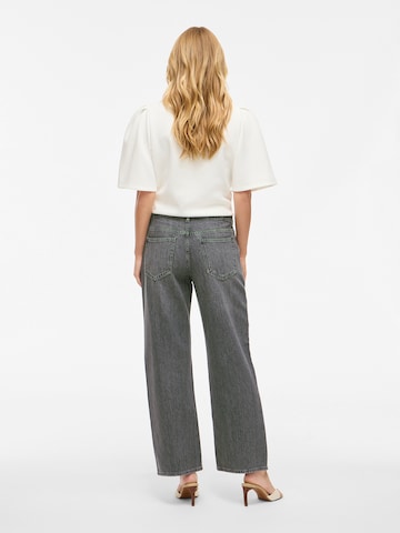 VILA Wide leg Jeans 'VIPalma' i grå