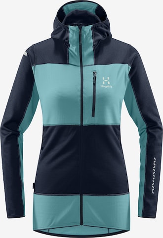 Haglöfs Athletic Fleece Jacket 'L.I.M Mid Fast' in Blue: front