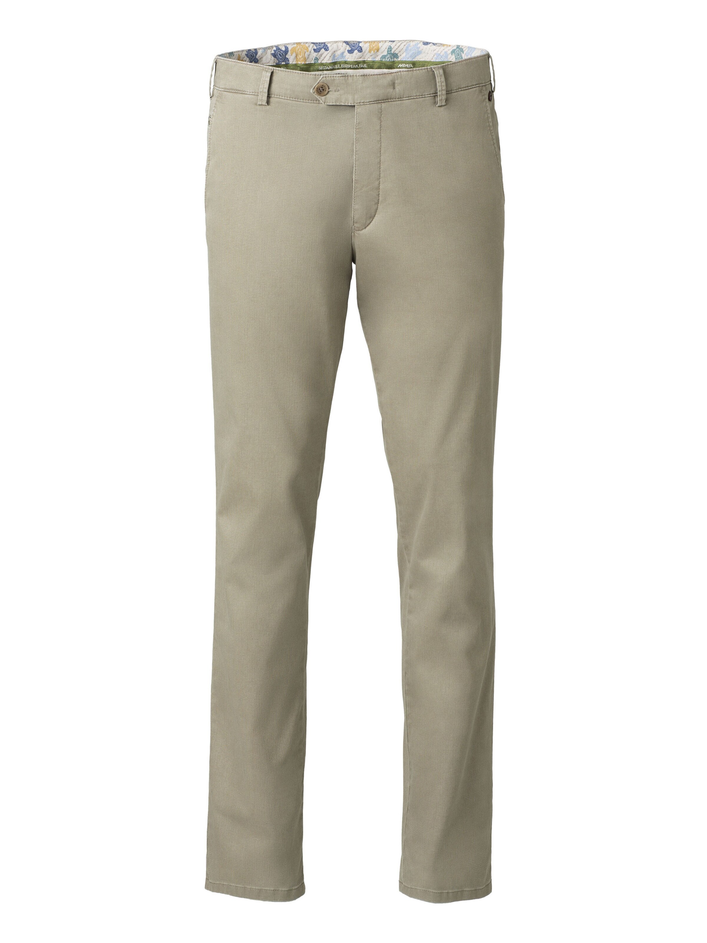 MEYER Regular Chino trousers 'Roma' in Beige: front