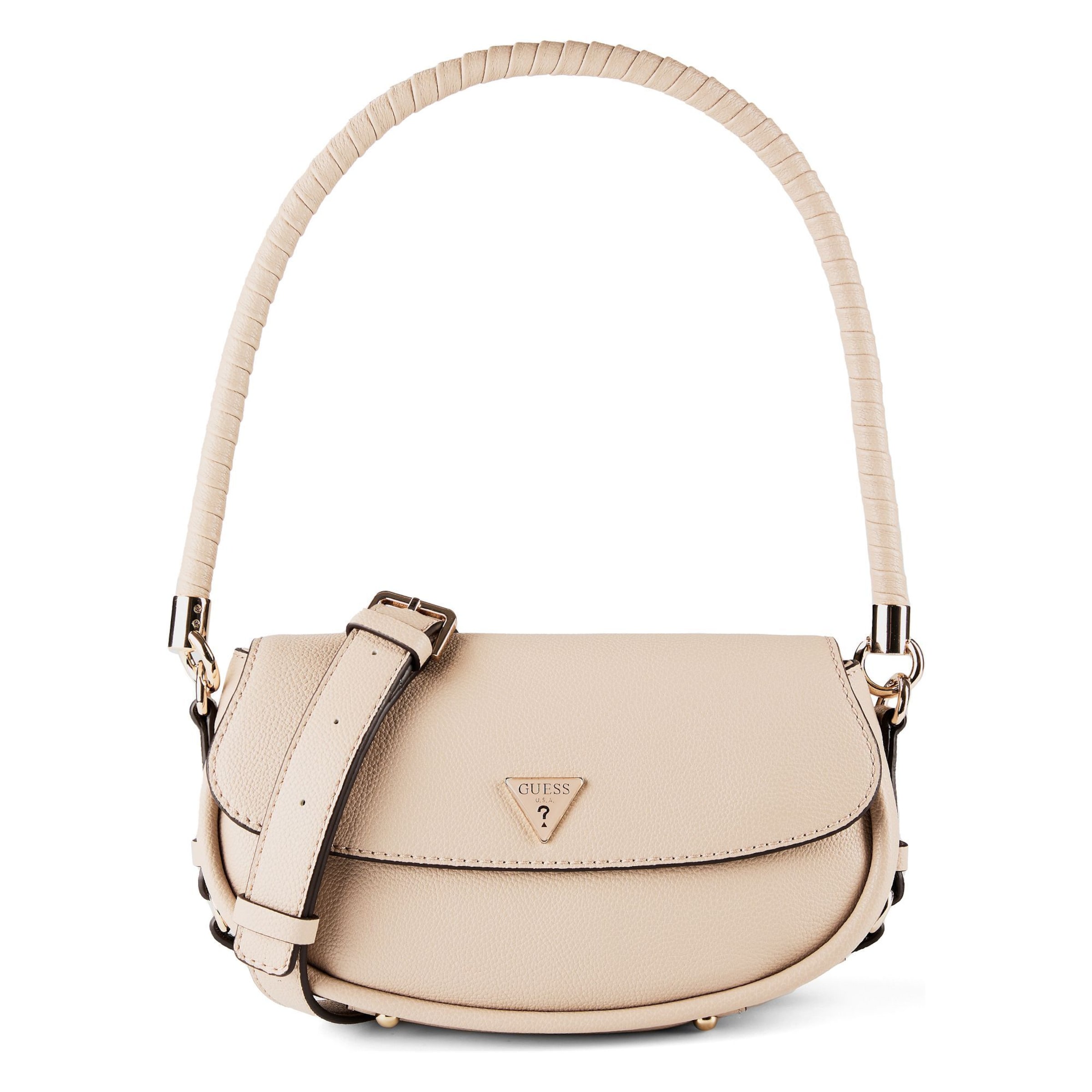 GUESS Schultertasche 'Danya ' in Beige: Vorderseite