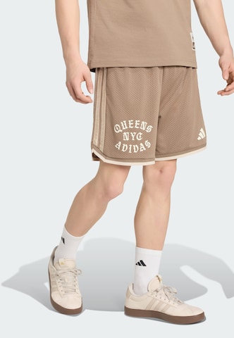 ADIDAS SPORTSWEAR - regular Pantalón deportivo 'Marvel Spider-Man' en beige: frente