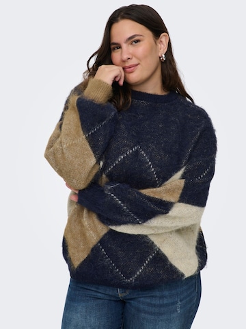 ONLY Carmakoma Sweater 'CARNoeme' in Blue