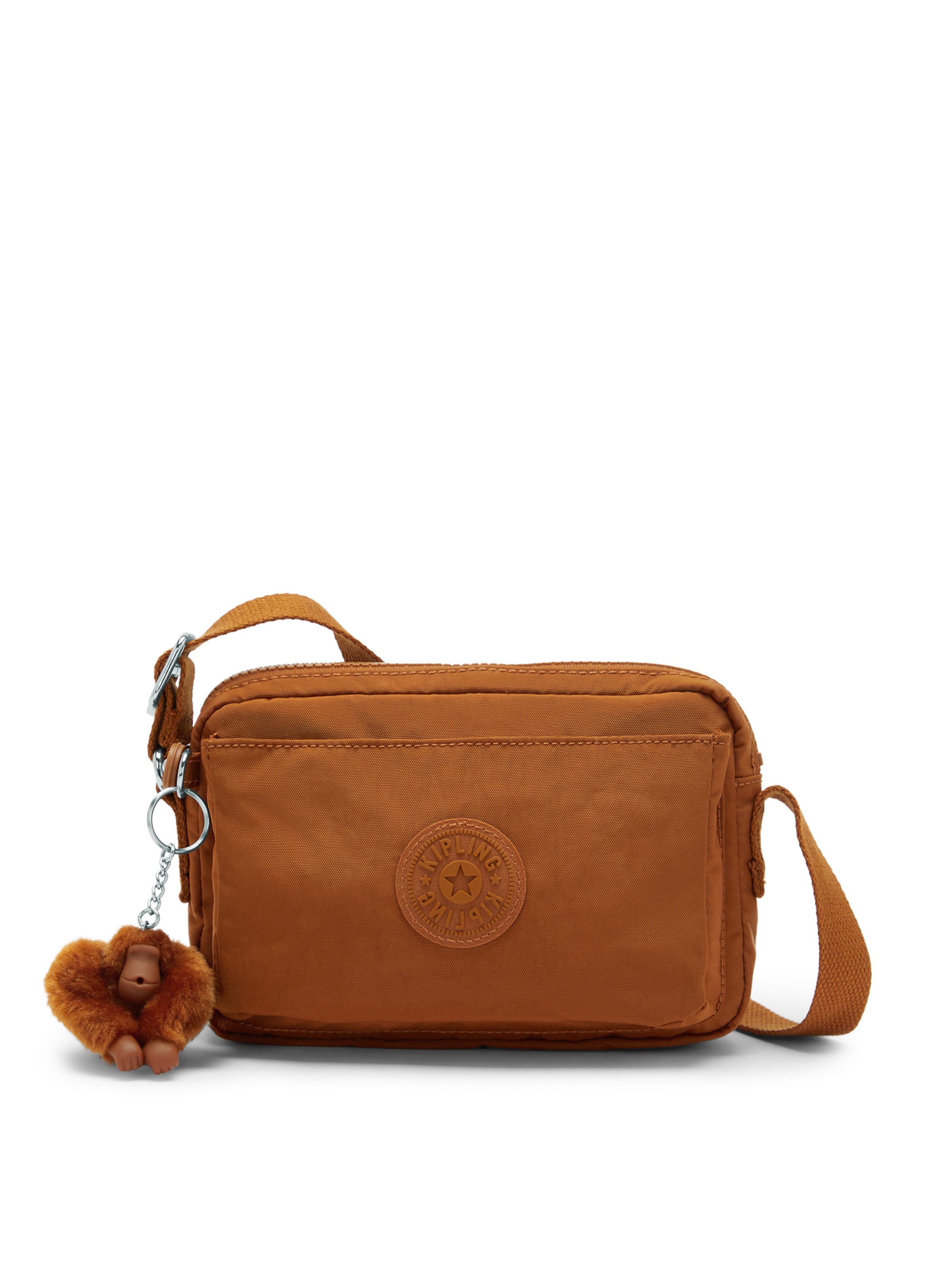 KIPLING - Bolso de mano 'Abanu' en marrón: frente