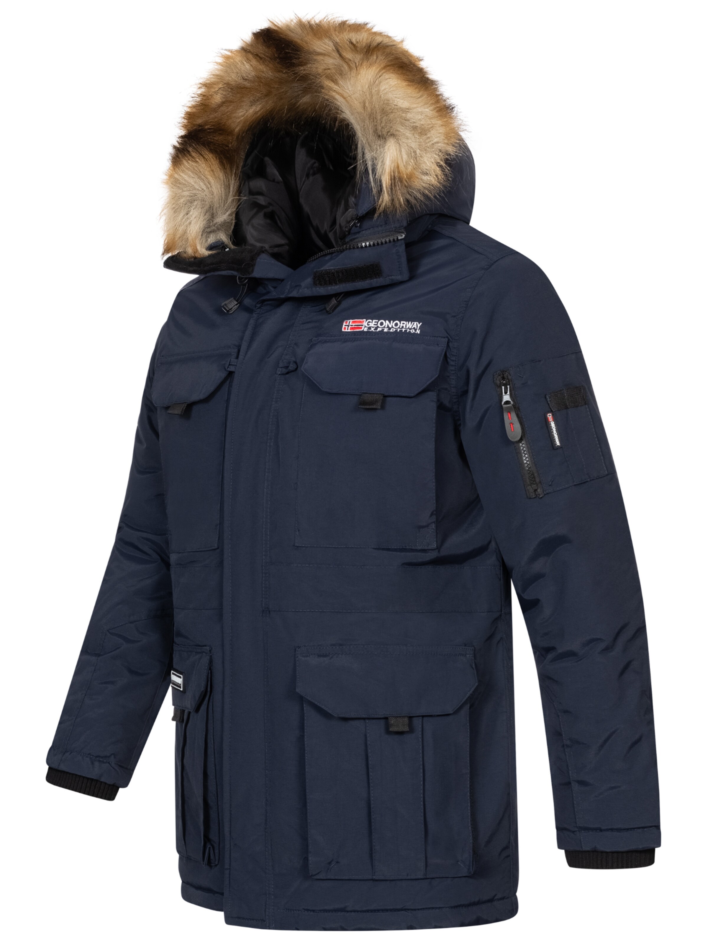 Geo Norway Winterparka in Blauw