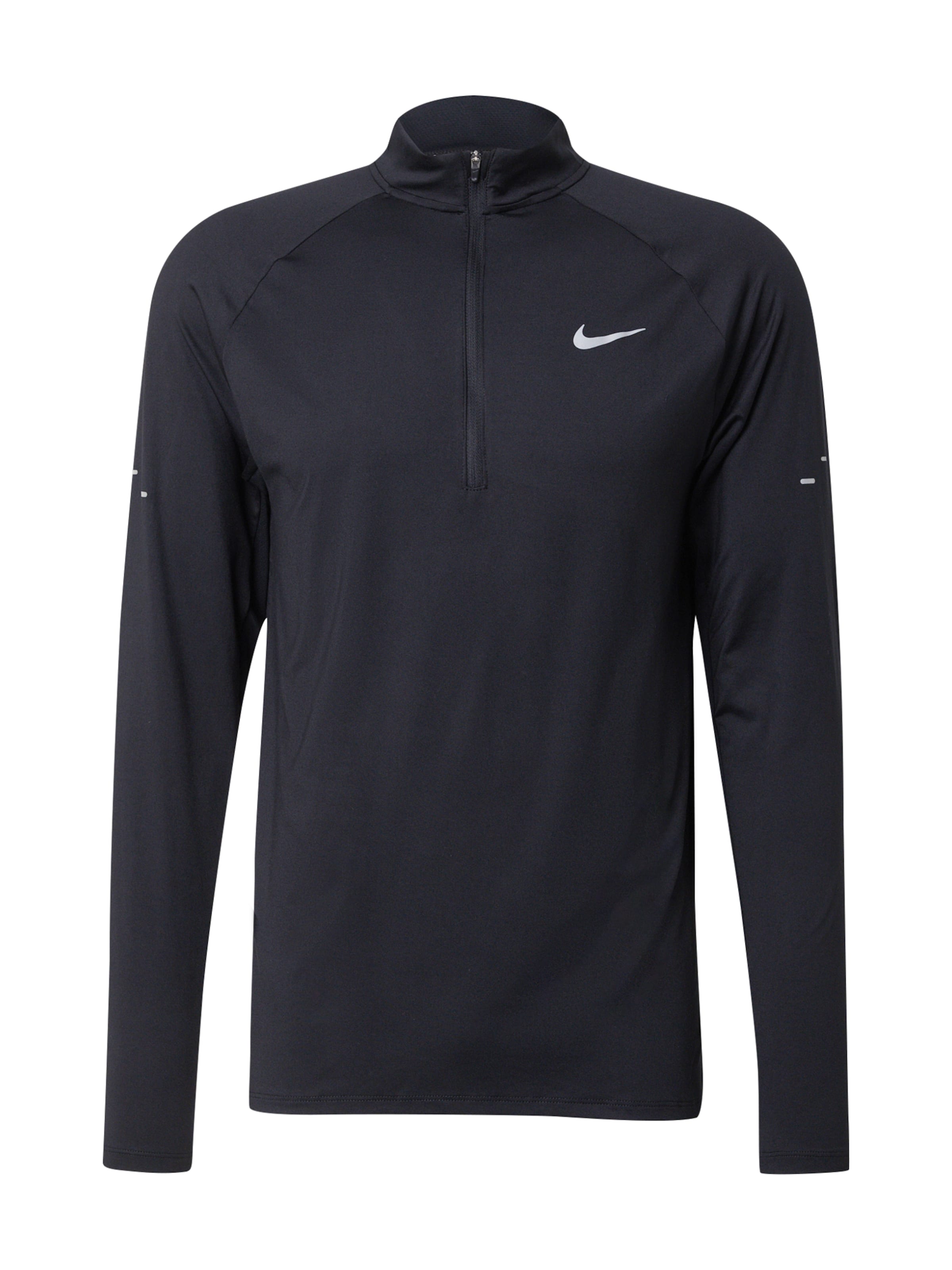 NIKE Функционална тениска &#x27;Sride&#x27; в черно: отпред