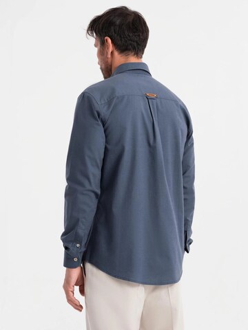 Ombre Regular fit Overhemd in Blauw