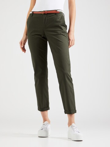 Slimfit Pantaloni chino 'Biana' di ONLY in verde: frontale