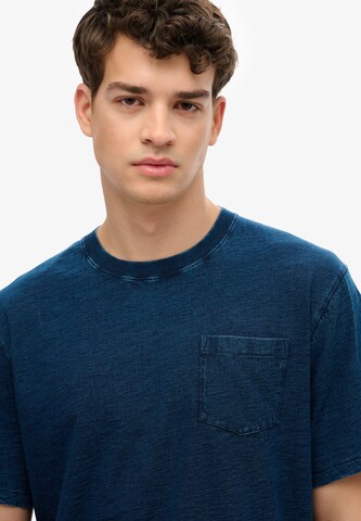 Superdry Shirt 'The Merchant Store' in Blauw