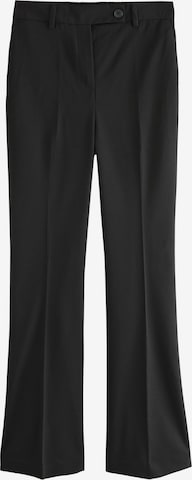 Bootcut Pantalon à plis Next en noir : devant