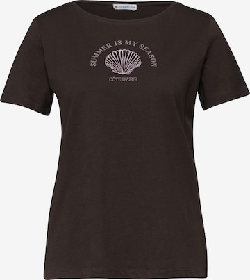 STREET ONE Shirt in Brown: front