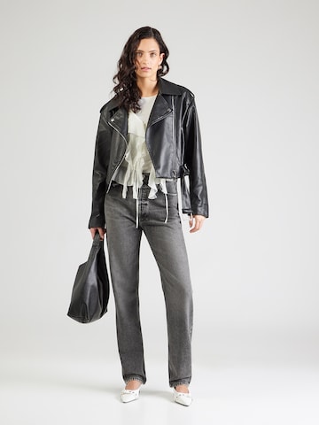 AGOLDE Loosefit Džíny – šedá