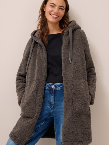 CECIL Between-seasons coat in Brown: front