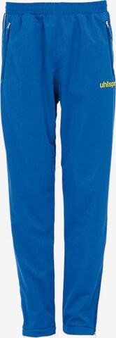 UHLSPORT Workout Pants 'Stream' in Blue: front