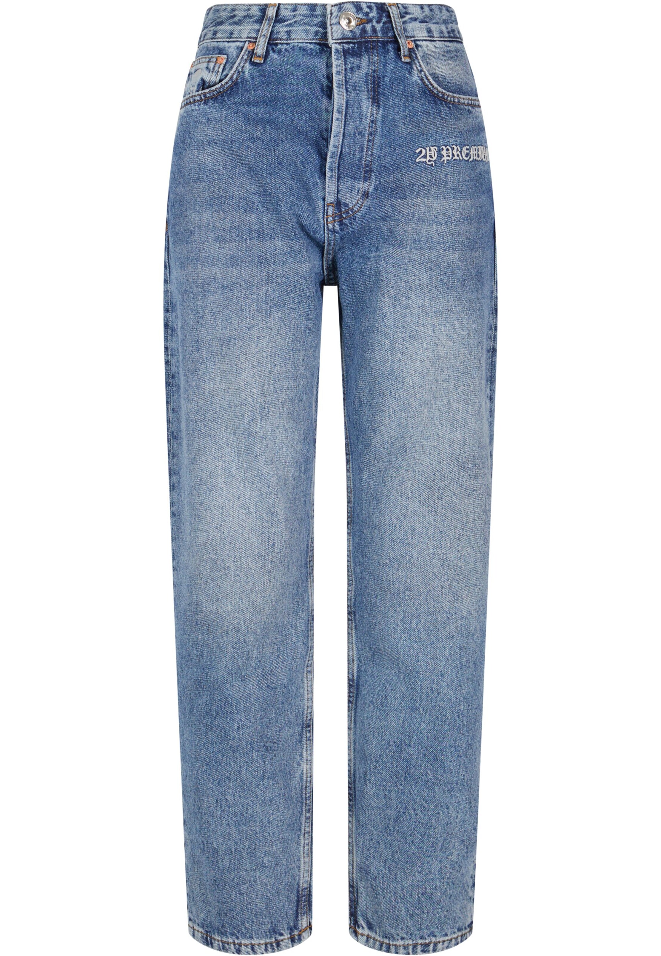 2Y Premium Regular Jeans in Blau: Vorderseite
