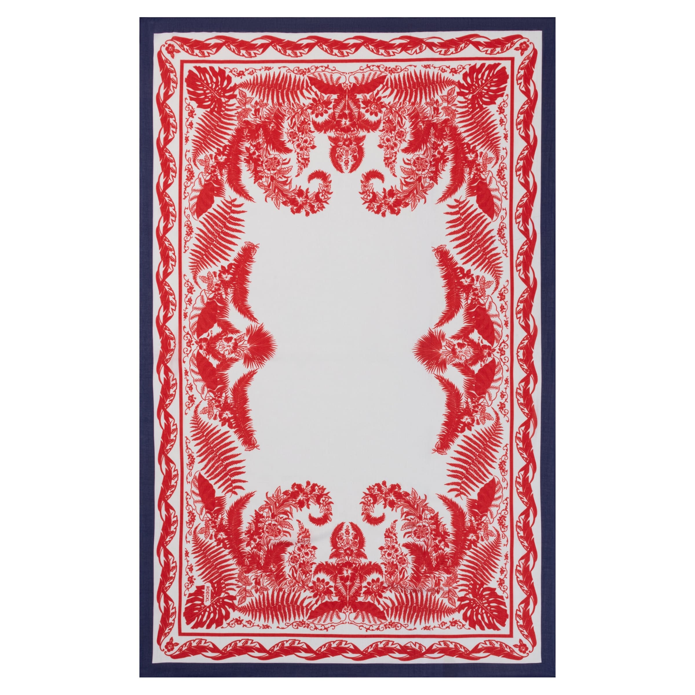 Roeckl Strandlaken 'BOTANICAL GARDEN STOLA' in Rood