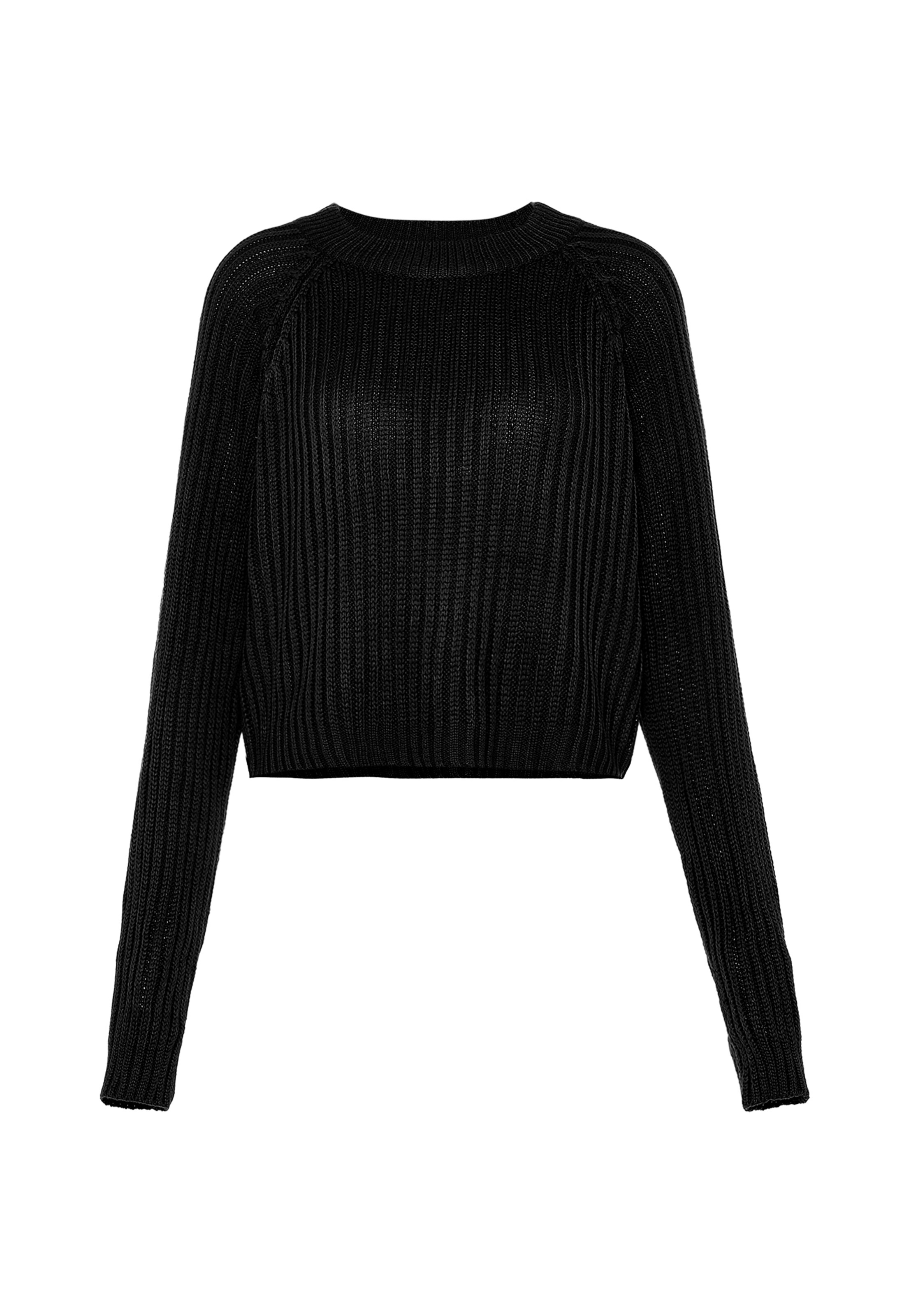 Libbi Pullover in Schwarz: Vorderseite
