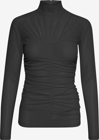 Gestuz - Blusa 'Ewa' en negro: frente