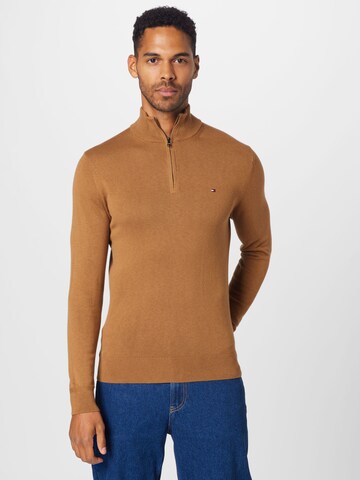 TOMMY HILFIGER Sweater in Brown: front