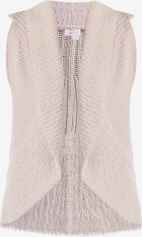 IZIA Knitted Vest 'Lomasi' in Pink: front