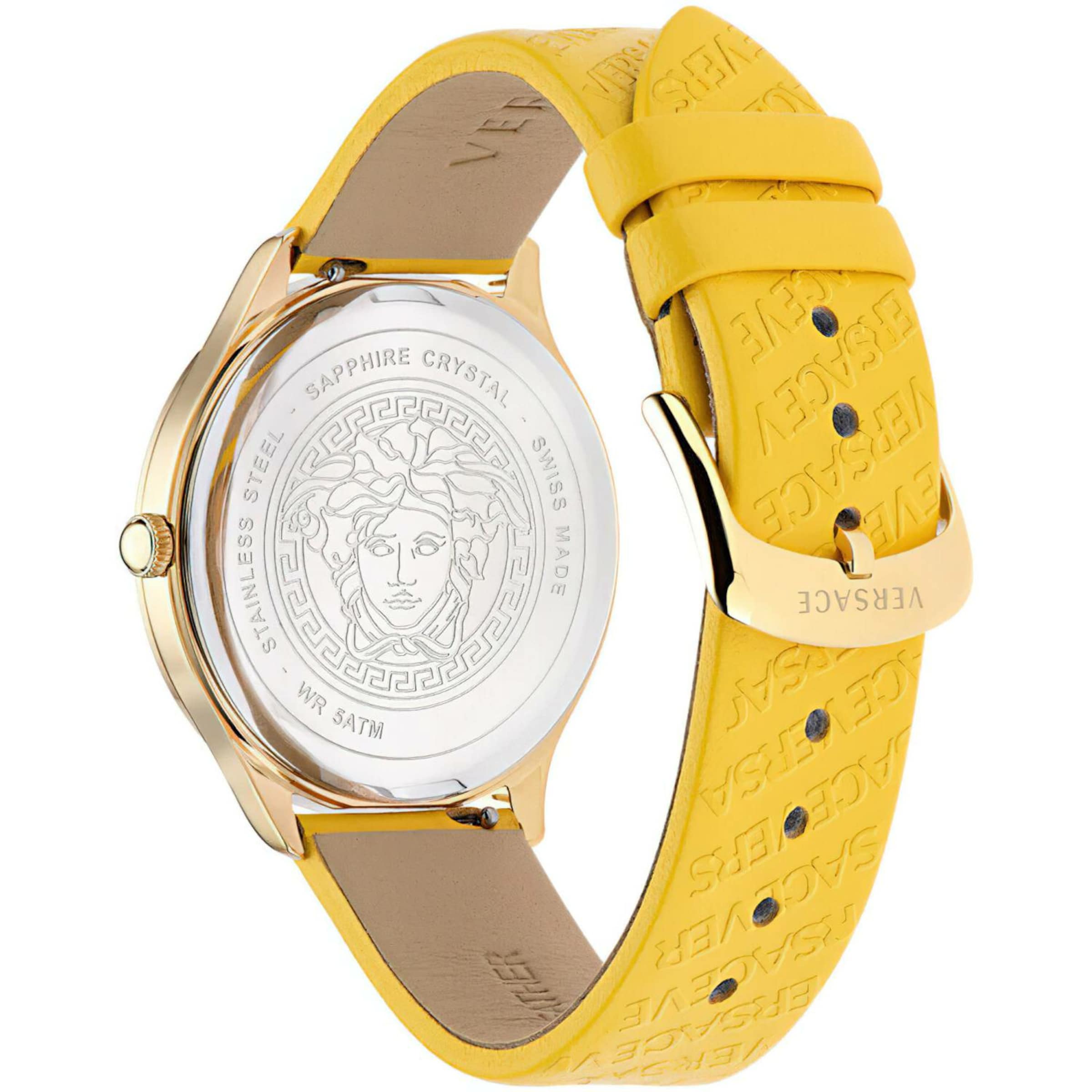 VERSACE Uhr in Gelb