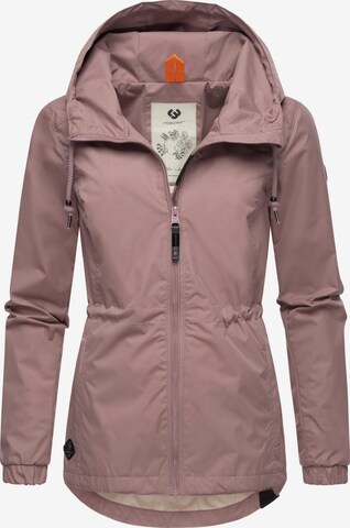 Veste outdoor 'Danka' Ragwear en violet : devant