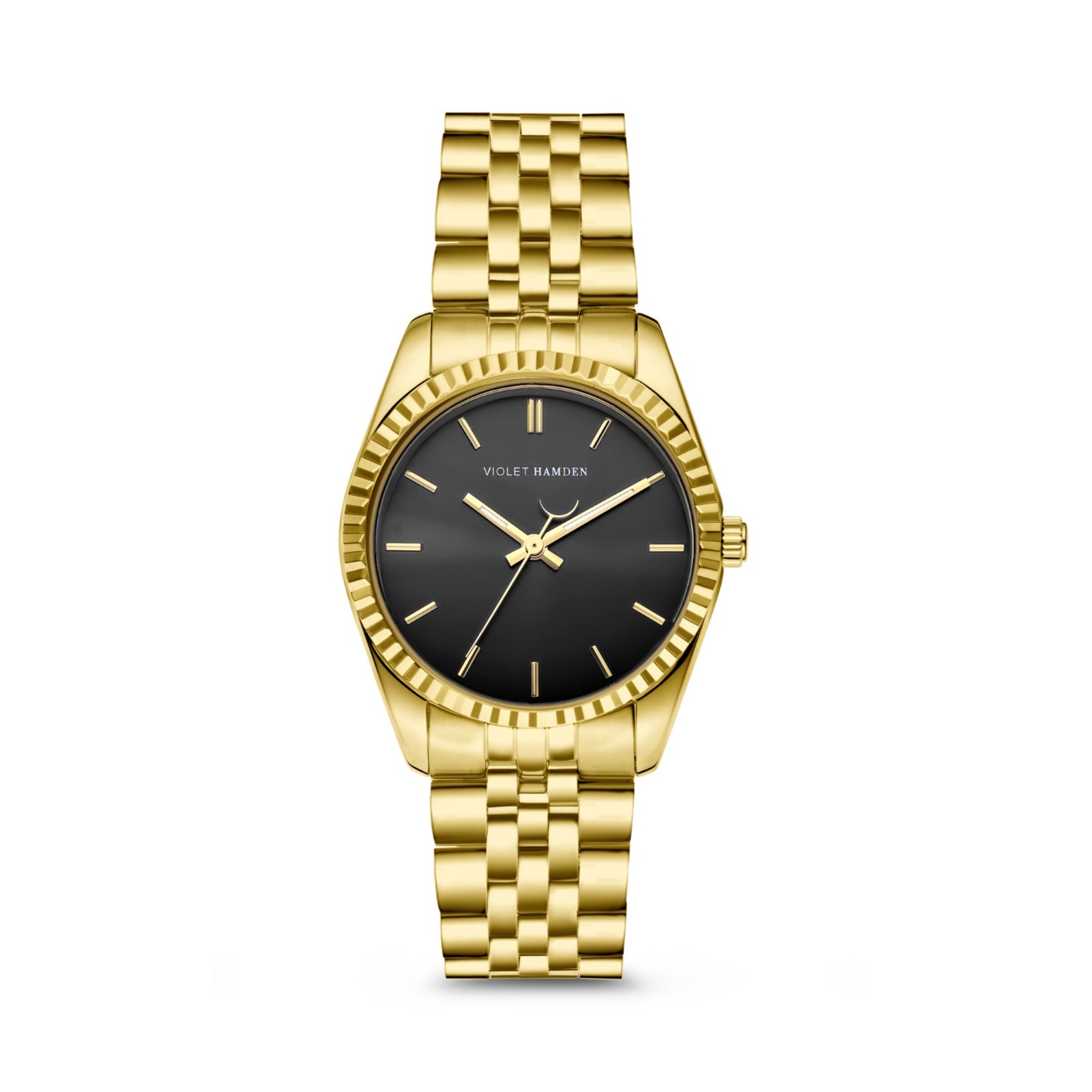 Violet Hamden Analog Watch in Gold